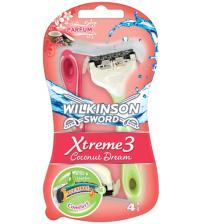 Wilkinson Sword 70007170 Women Xtreme 3 Beauty Coconut Dream Disposable Razor 4S